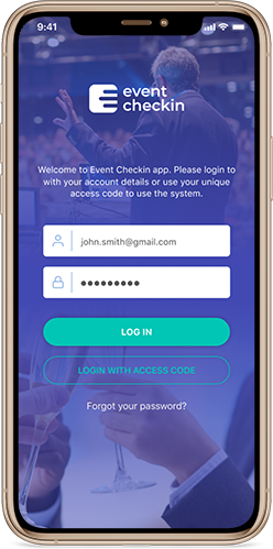 Elife America Event Checkin App